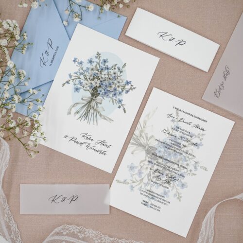 bukiet niezapominajek